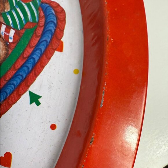 Retro Christmas Metal Cookie Trays Holiday Kitchen Decor Cookie Exchange Swap - Picture 16 of 16